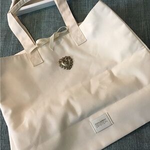 Dolce&Gabbana Cream Tote Bag with Gold AccentBrand New .